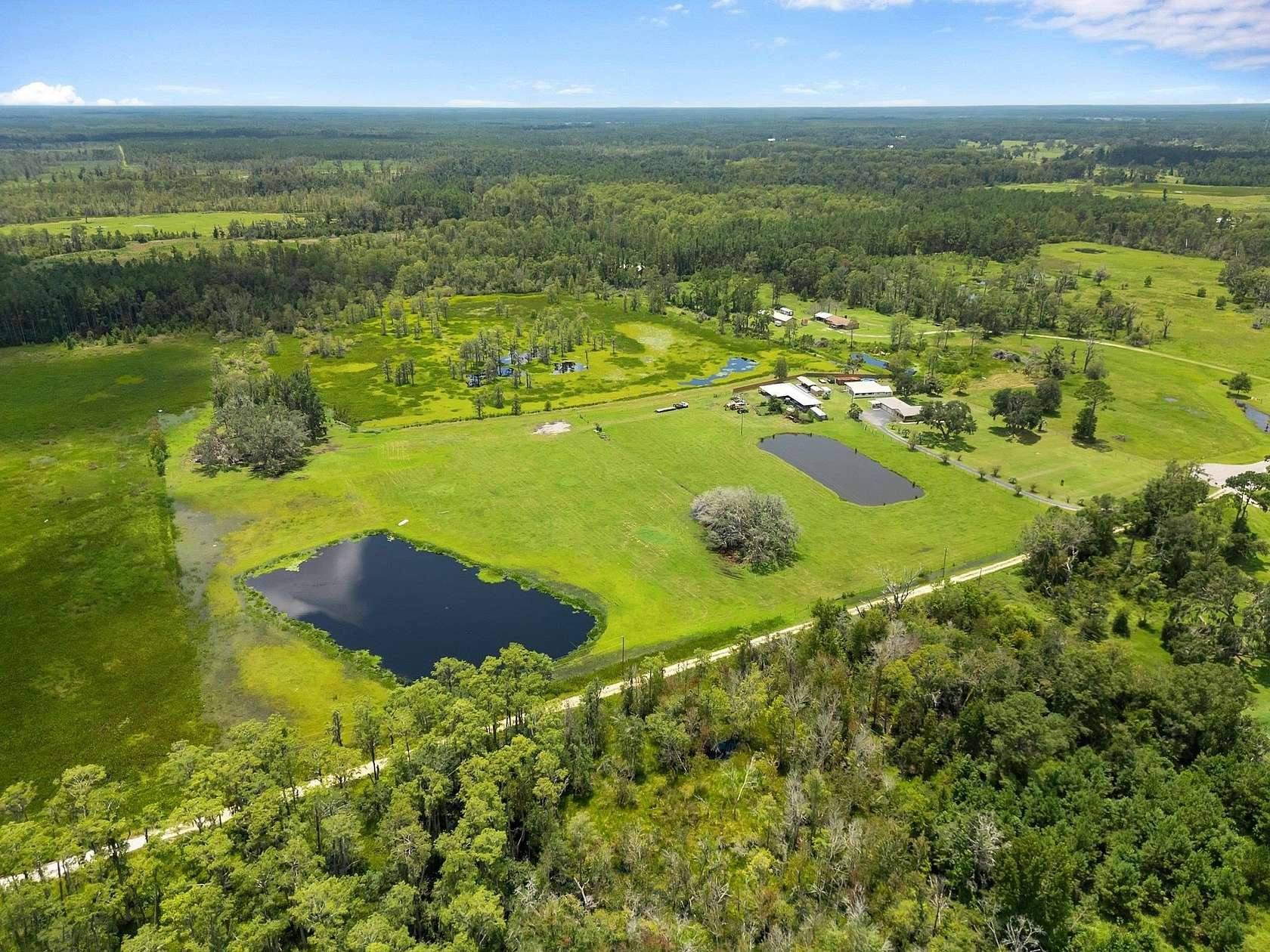30 Acres of Recreational Land with Home for Sale in Perry, Florida