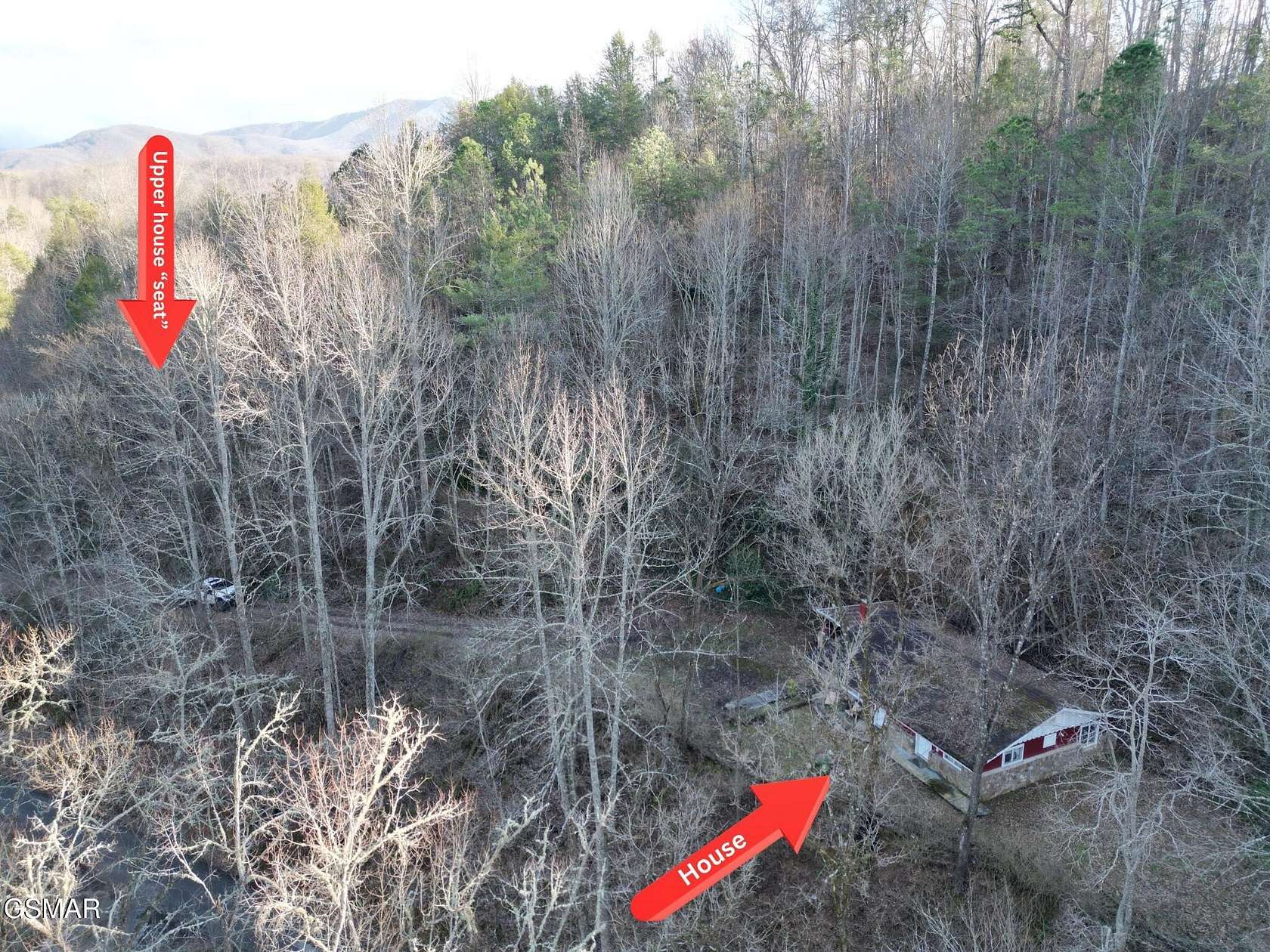 3.43 Acres of Land with Home for Sale in Gatlinburg, Tennessee