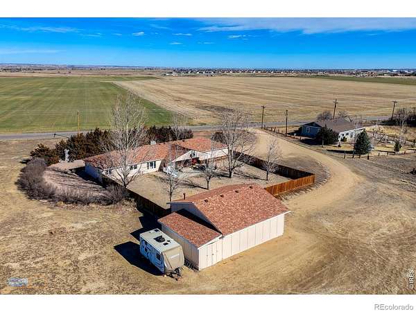 10.2 Acres of Land with Home for Sale in Erie, Colorado