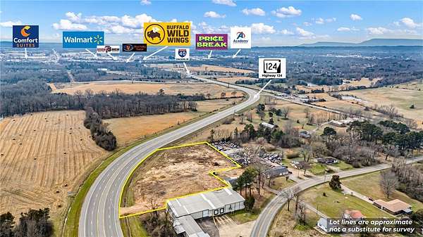 2.2 Acres of Mixed-Use Land for Sale in Russellville, Arkansas