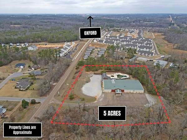 5 Acres of Improved Commercial Land for Sale in Oxford, Mississippi
