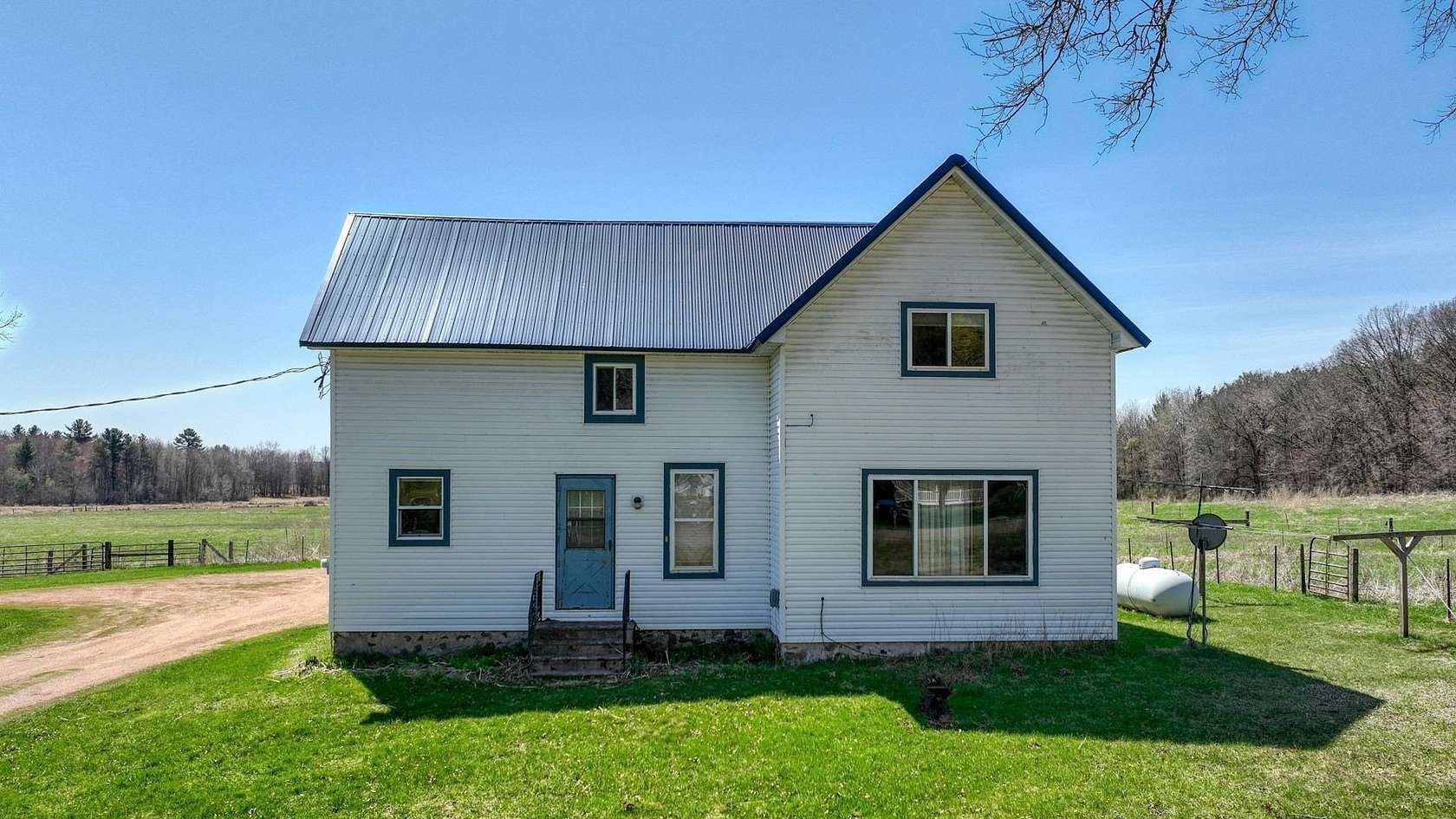 5 Acres of Land with Home for Sale in Cadott, Wisconsin