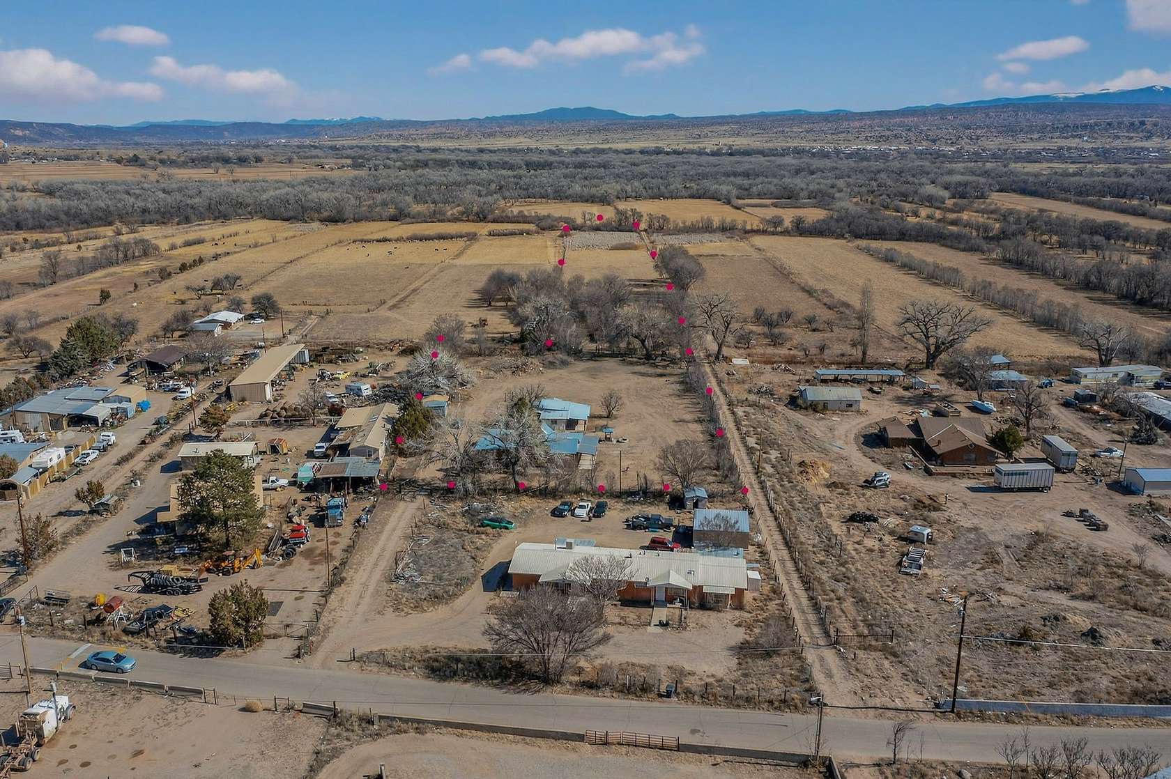 6.7 Acres of Land with Home for Sale in Hernandez, New Mexico