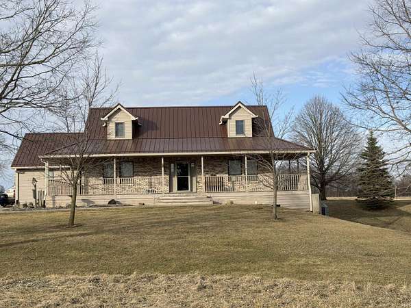 19.4 Acres of Recreational Land with Home for Sale in Spencerville, Indiana