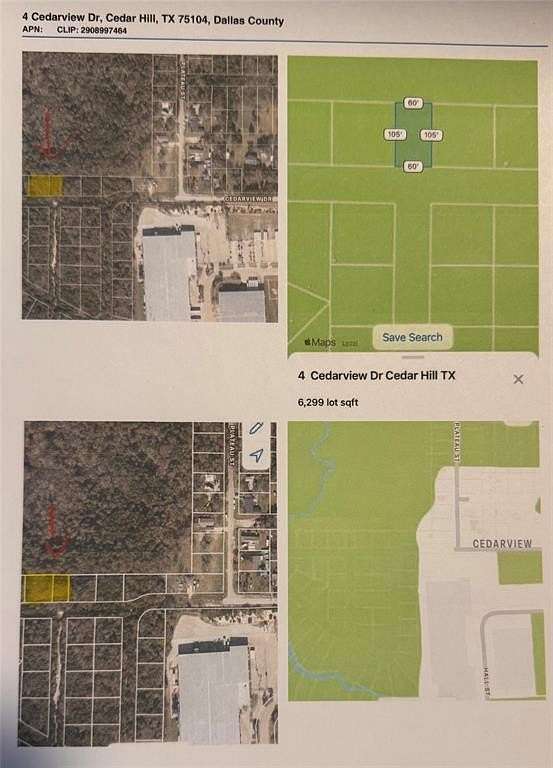 0.15 Acres of Land for Sale in Cedar Hill, Texas