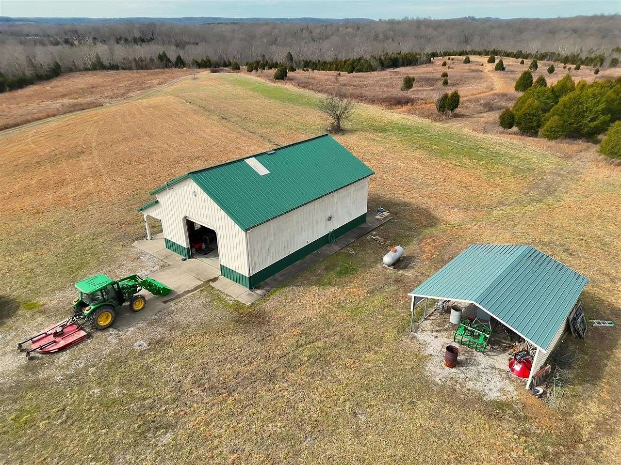 203 Acres of Agricultural Land with Home for Sale in Morgantown, Kentucky