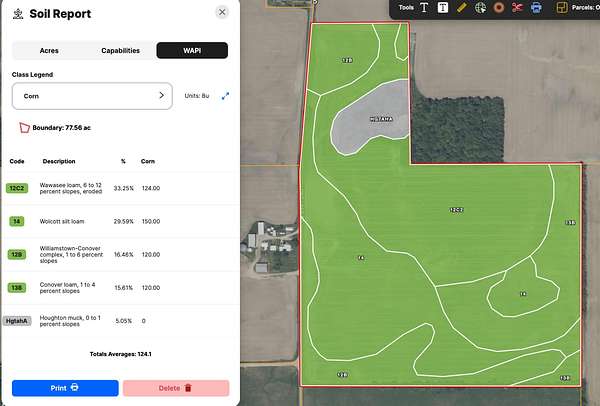 77 Acres of Land for Sale in Reading, Michigan