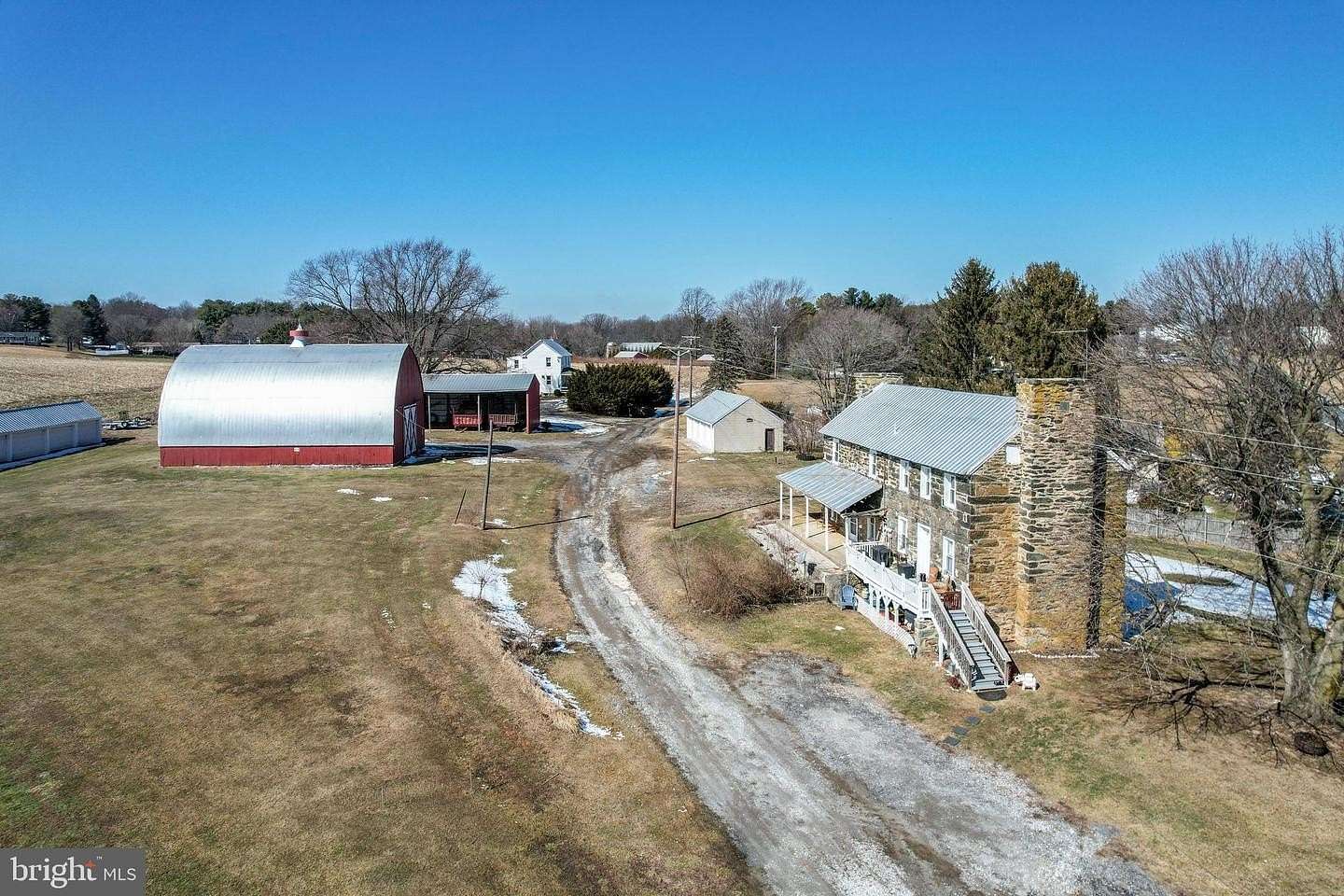 130 Acres of Agricultural Land with Home for Sale in Westminster, Maryland