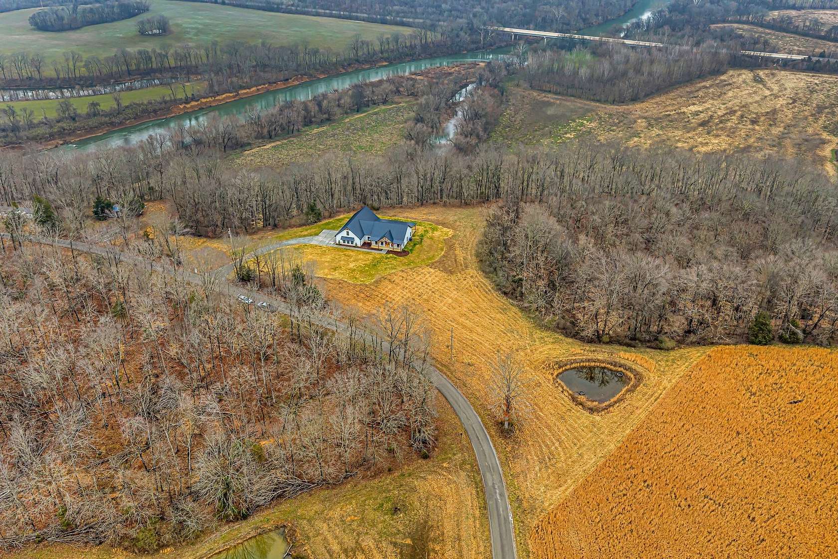 11 Acres of Land with Home for Sale in Centerville, Tennessee