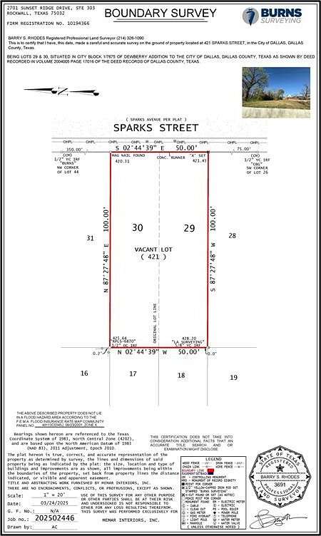 0.1 Acres of Residential Land for Sale in Dallas, Texas