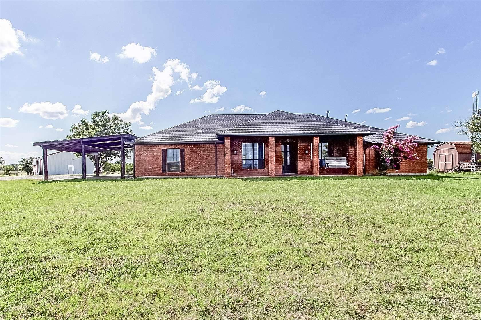 9.35 Acres of Land with Home for Sale in Paradise, Texas