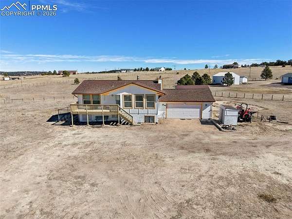 5 Acres of Land with Home for Sale in Elbert, Colorado