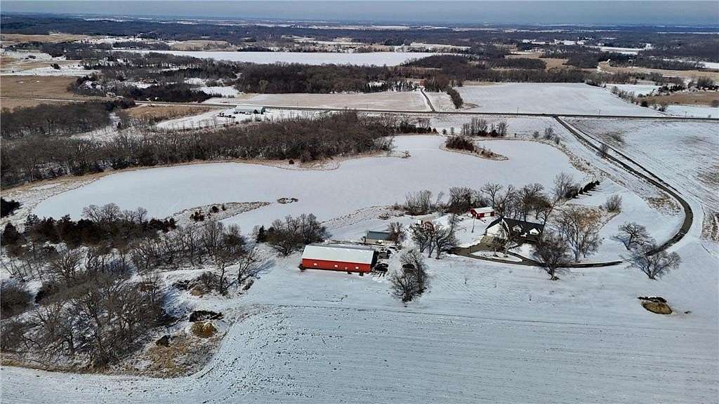 36.2 Acres of Recreational Land with Home for Sale in New London Township, Minnesota