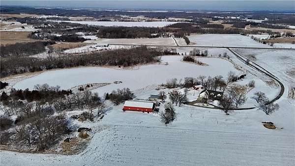 36.2 Acres of Recreational Land with Home for Sale in New London Township, Minnesota