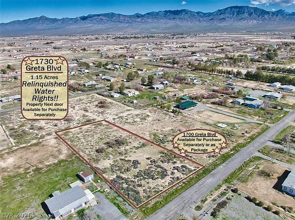 1.15 Acres of Residential Land for Sale in Pahrump, Nevada