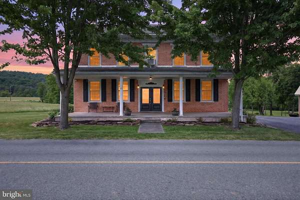 7.5 Acres of Land with Home for Sale in Gettysburg, Pennsylvania