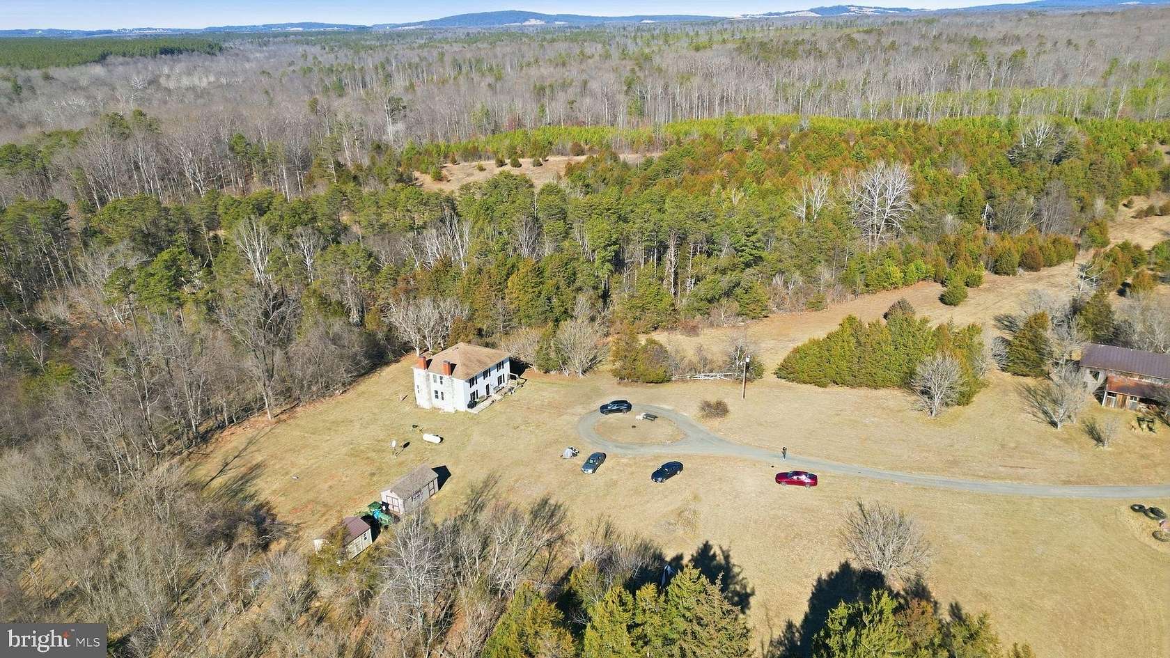 98.7 Acres of Agricultural Land with Home for Sale in Orange, Virginia