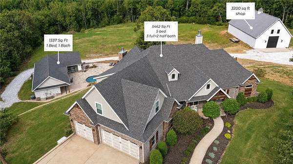 12.6 Acres of Land with Home for Sale in Fayetteville, Arkansas