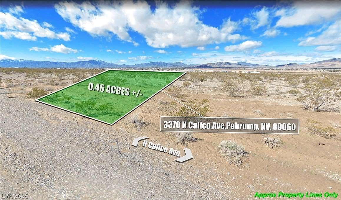 0.46 Acres of Land for Sale in Pahrump, Nevada