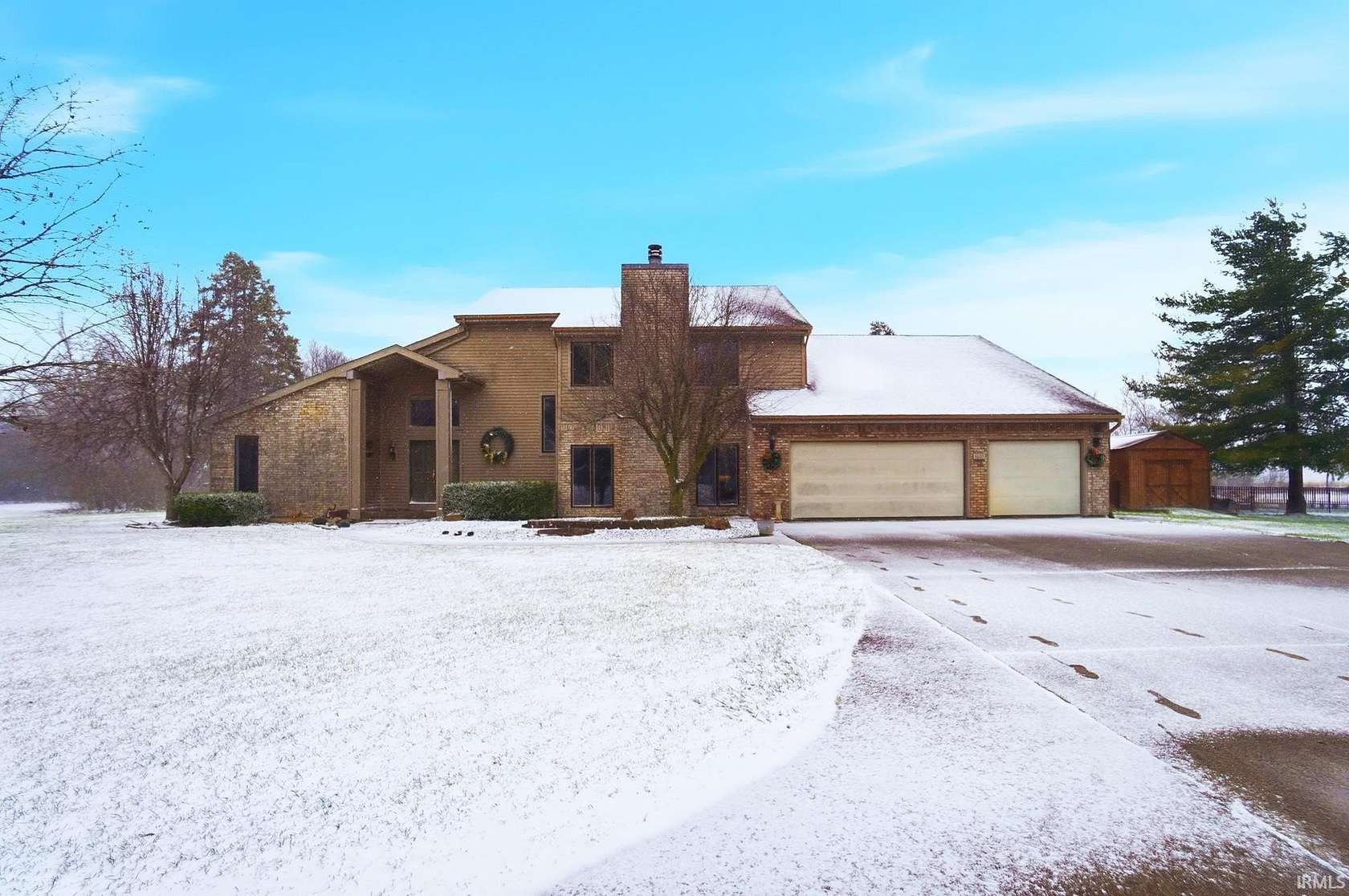 9.63 Acres of Land with Home for Sale in Garrett, Indiana