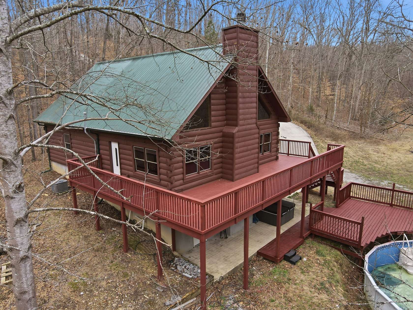 23.5 Acres of Recreational Land with Home for Sale in Normandy, Tennessee