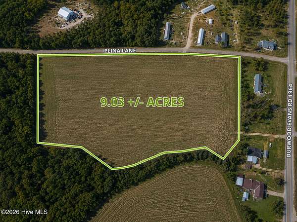 9 Acres of Residential Land for Sale in Beulaville, North Carolina