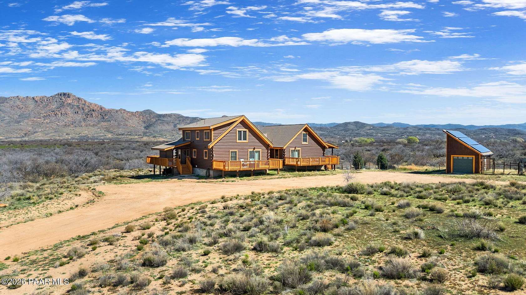 39 Acres of Agricultural Land with Home for Sale in Kirkland, Arizona