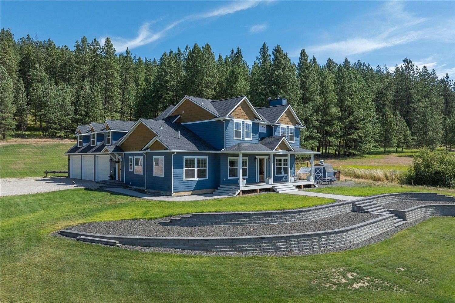 9.85 Acres of Land with Home for Sale in Chattaroy, Washington