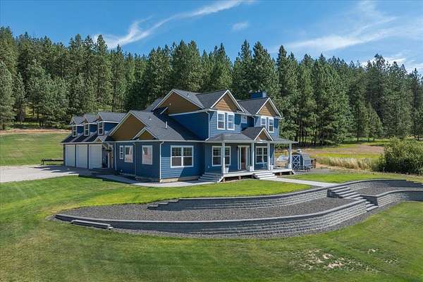 9.85 Acres of Land with Home for Sale in Chattaroy, Washington
