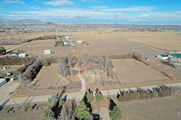 3.5 Acres of Land with Home for Sale in Loveland, Colorado