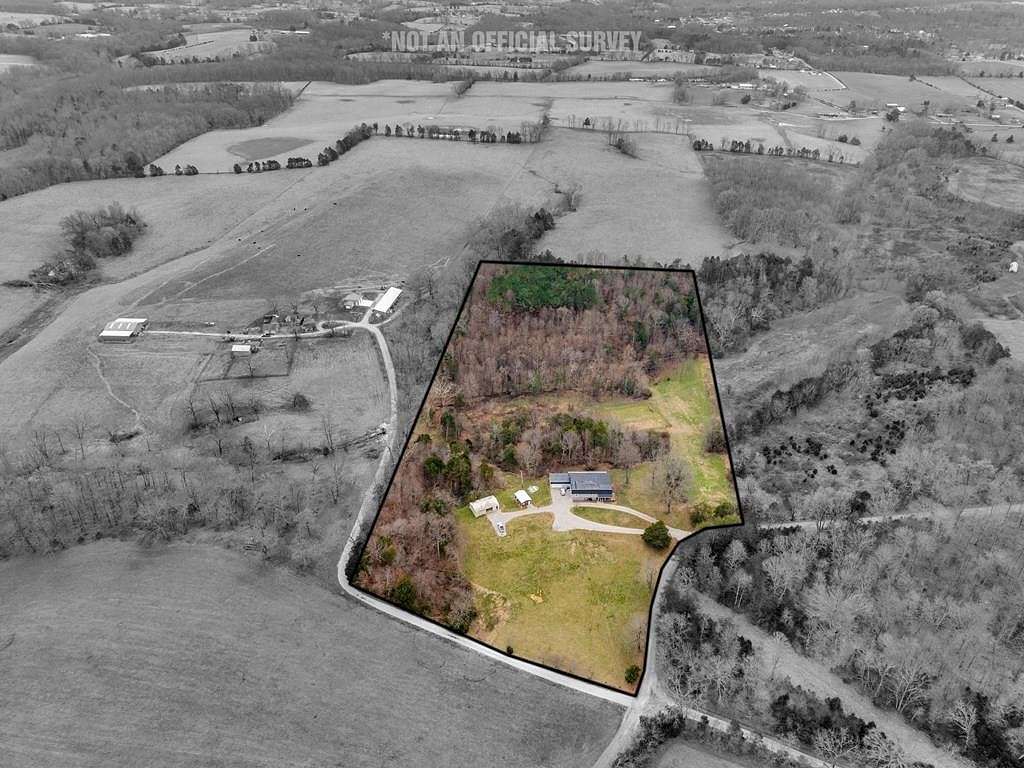 14.4 Acres of Land with Home for Sale in Cookeville, Tennessee