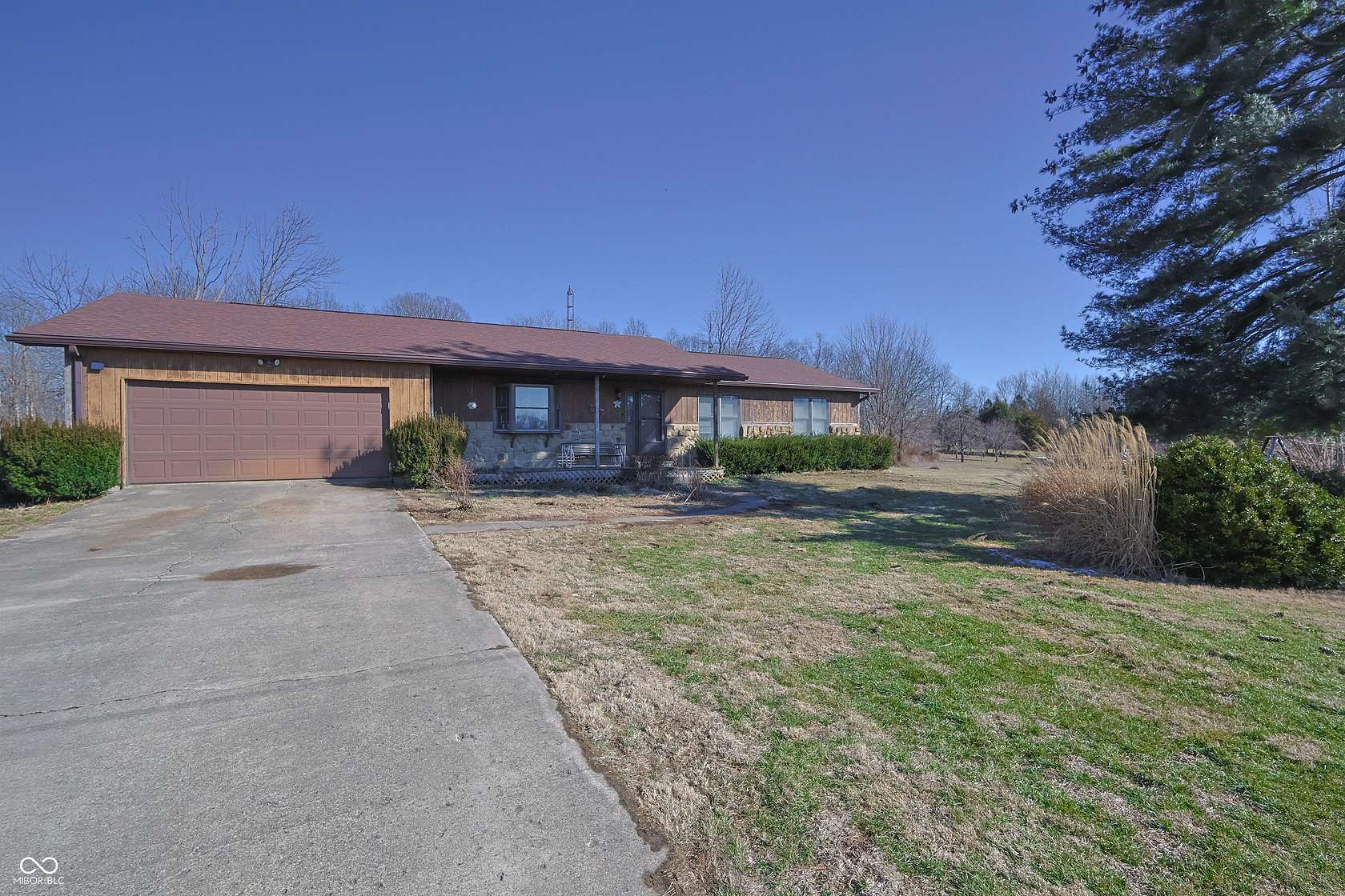 5.35 Acres of Land with Home for Sale in Columbus, Indiana