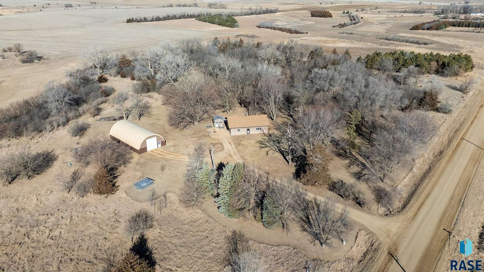 6.34 Acres of Land with Home for Sale in Parker, South Dakota