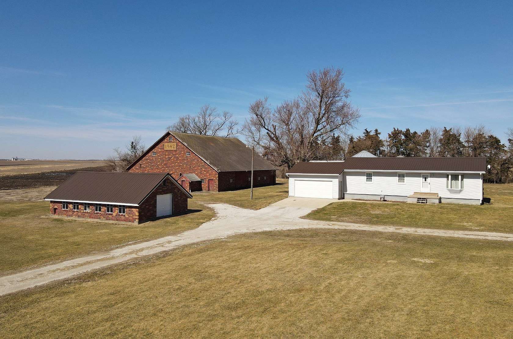 3.8 Acres of Land with Home for Sale in Ogden, Iowa