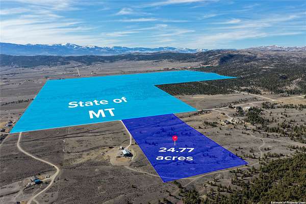 24.8 Acres of Recreational & Residential Land for Sale in Helena, Montana