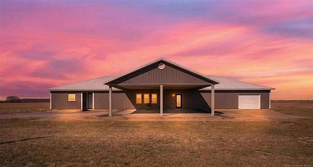 20 Acres of Agricultural Land with Home for Sale in Adair, Oklahoma