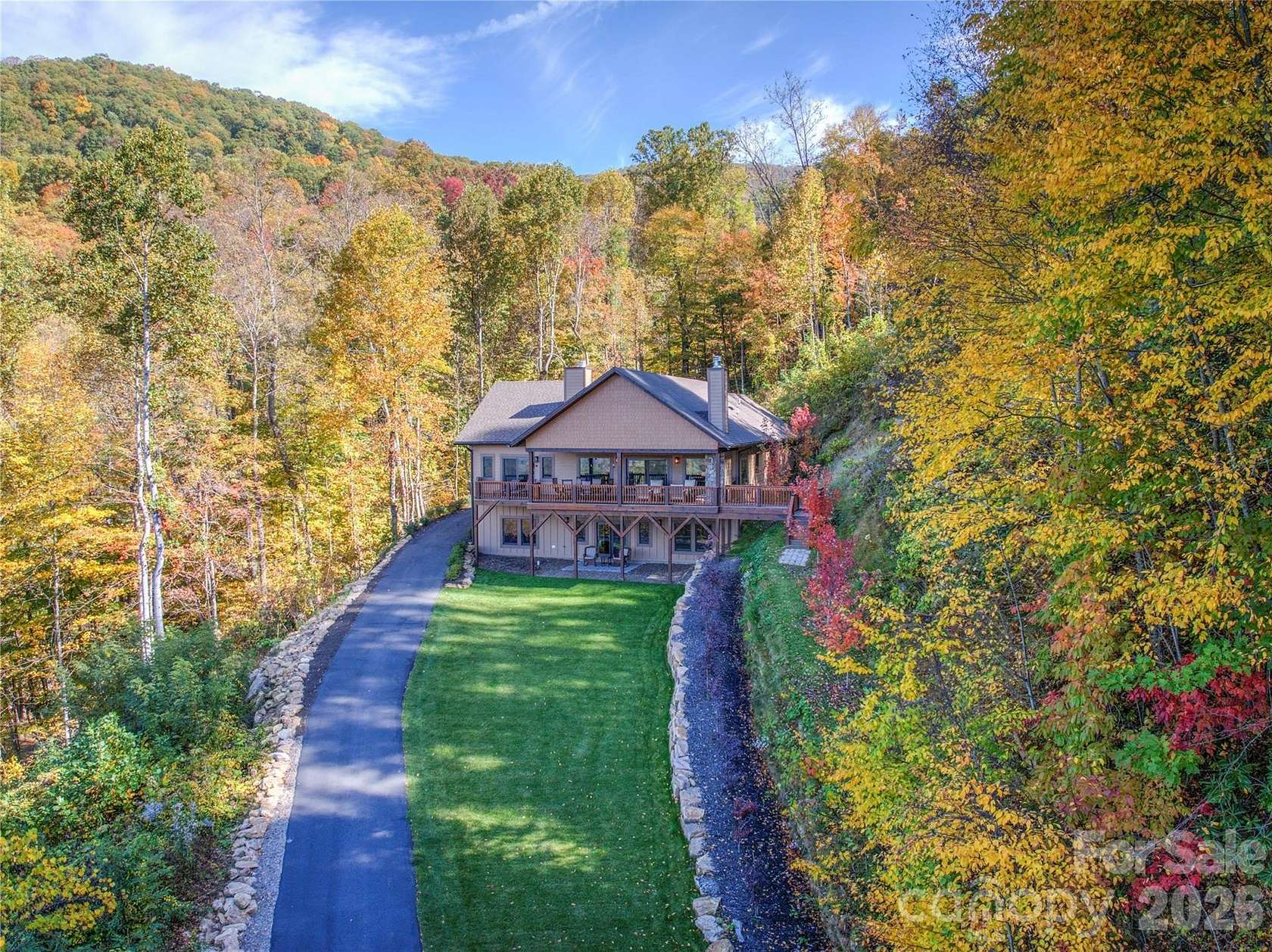 5.74 Acres of Land with Home for Sale in Waynesville, North Carolina