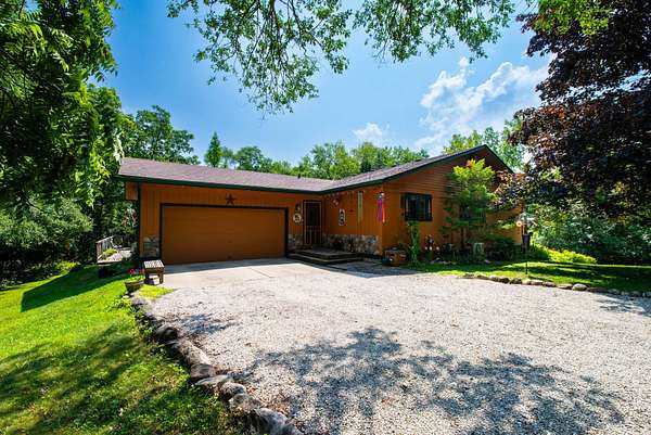 4.74 Acres of Land with Home for Sale in Salem Lakes, Wisconsin
