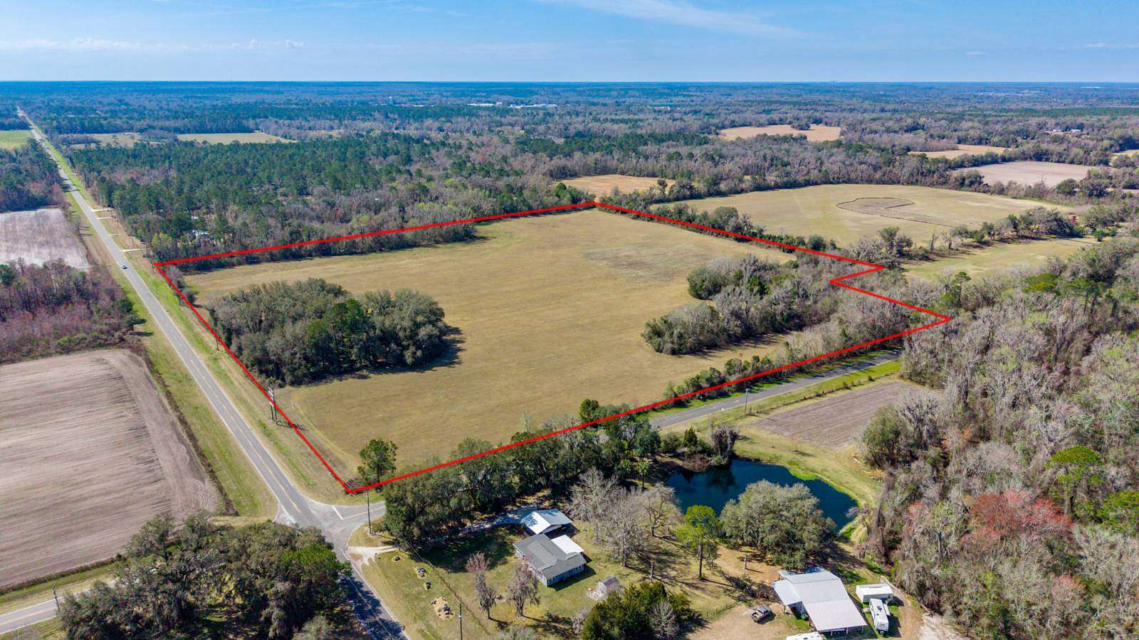 77.6 Acres of Agricultural & Residential Land for Sale in Alachua, Florida