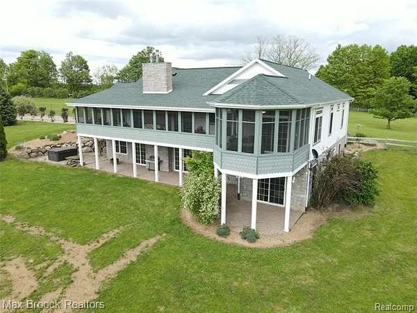 38.6 Acres of Land with Home for Sale in Newberg Township, Michigan
