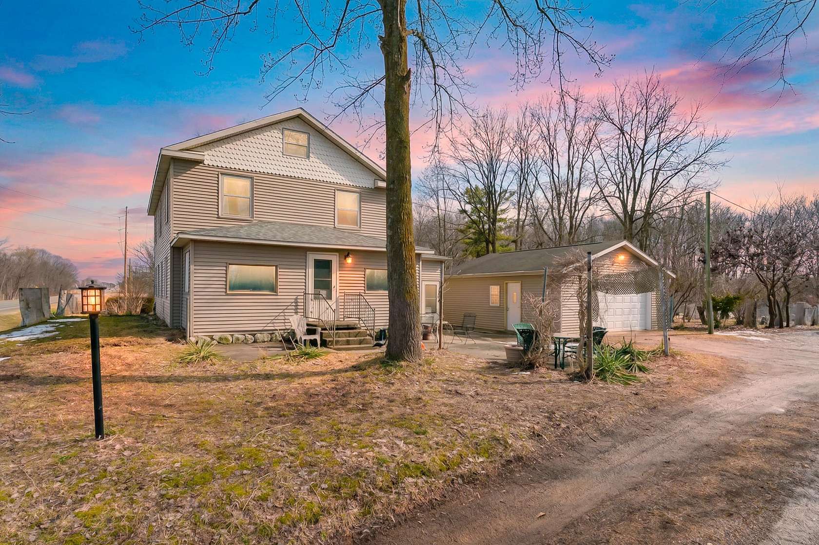 11.6 Acres of Land with Home for Sale in Paw Paw, Michigan