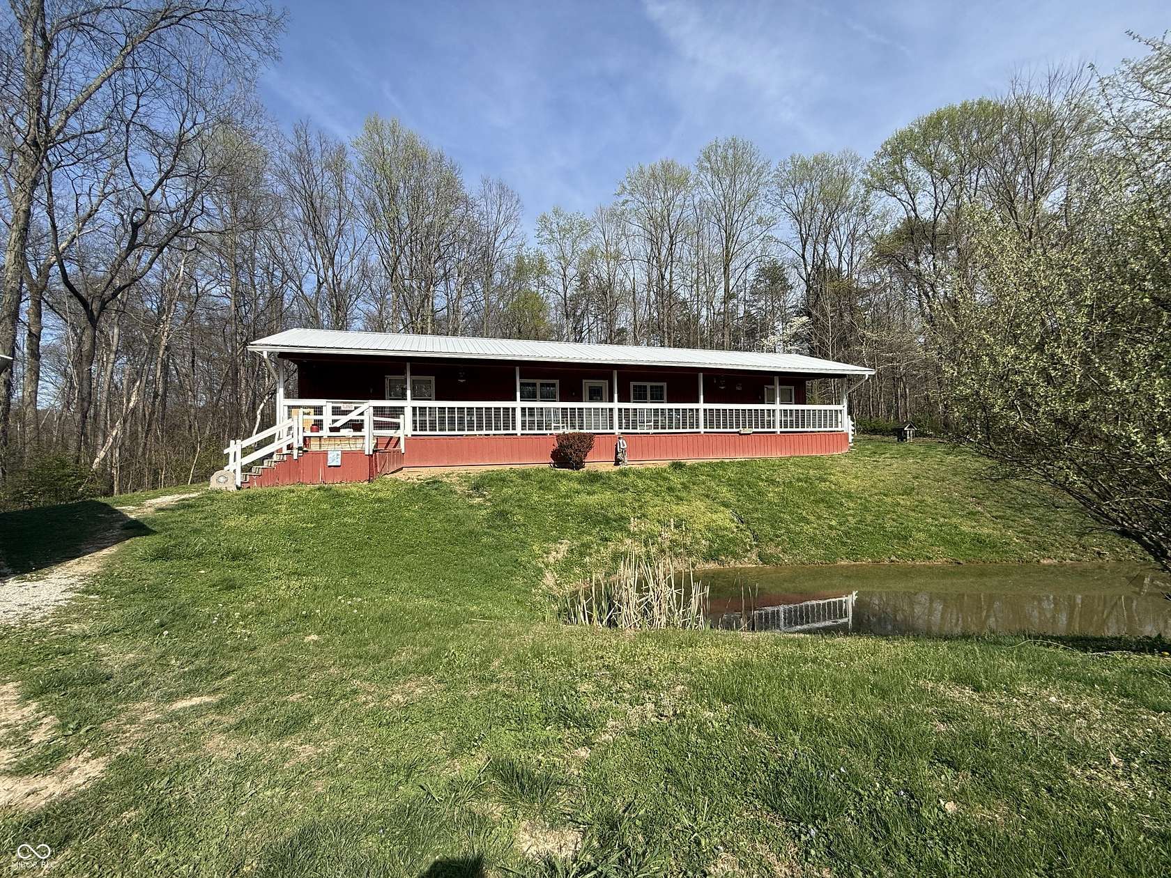 4.4 Acres of Land with Home for Sale in Morgantown, Indiana