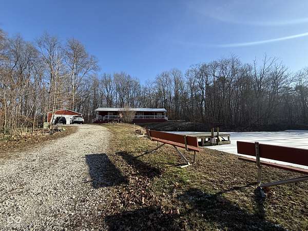 4.4 Acres of Land with Home for Sale in Morgantown, Indiana