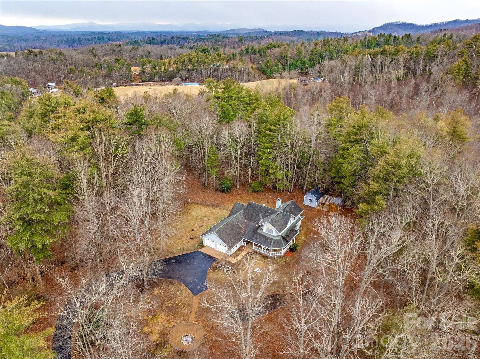 2 Acres of Land with Home for Sale in Mars Hill, North Carolina