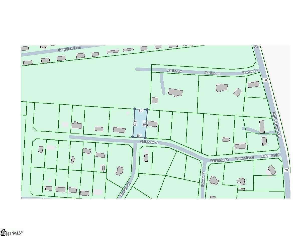 0.33 Acres of Residential Land for Sale in Piedmont, South Carolina