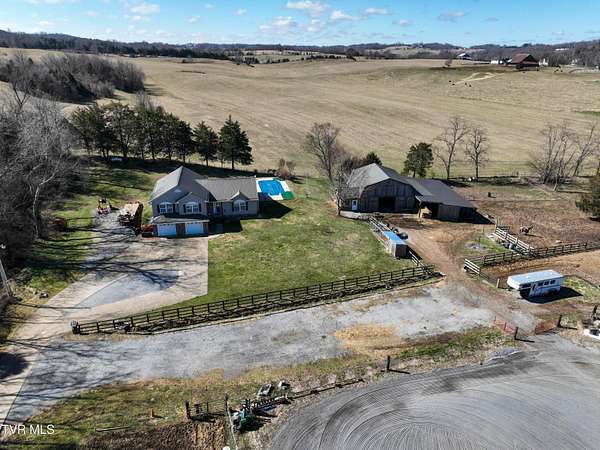 11 Acres of Land with Home for Sale in Jonesborough, Tennessee