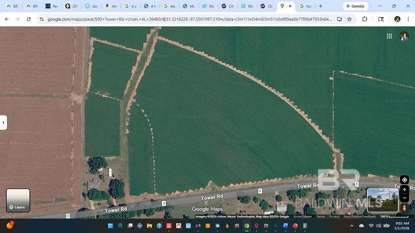 6.42 Acres of Land for Sale in Uriah, Alabama