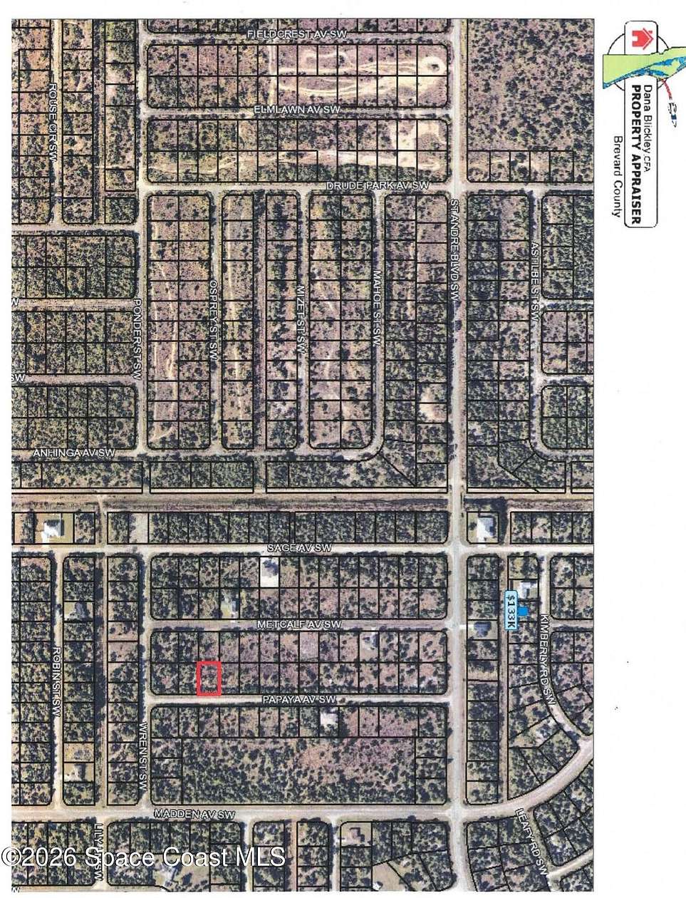 0.23 Acres of Residential Land for Sale in Palm Bay, Florida