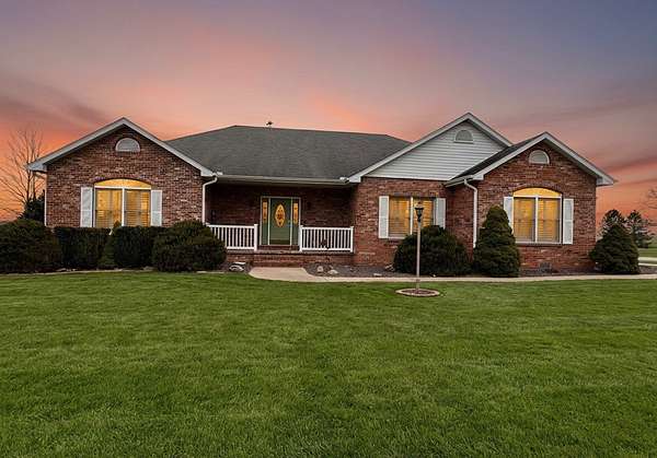 9.23 Acres of Land with Home for Sale in Dix, Illinois