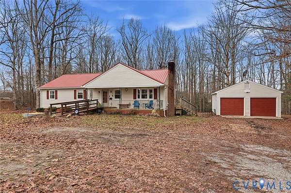 6.26 Acres of Land with Home for Sale in Wilsons, Virginia